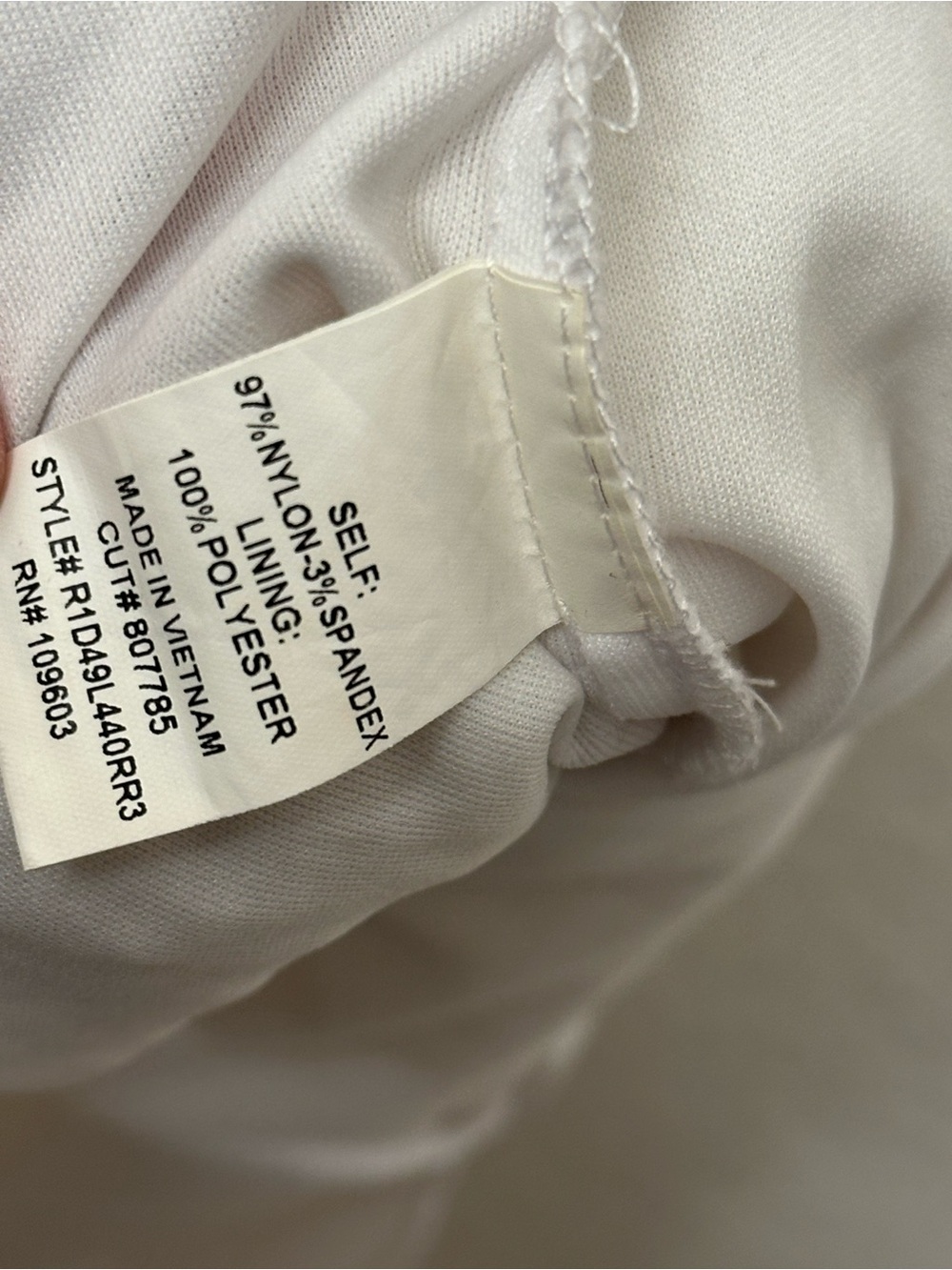 Rabbit Rabbit Rabbit Cream Lace Midi Dress with V-Neck - Picture 8 of 8